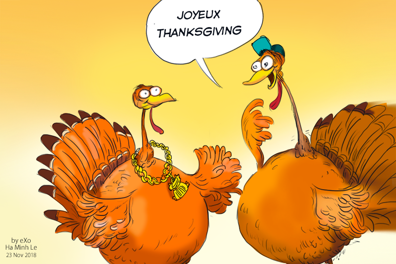 Joyeux Thanksgiving Cartoon De La Semaine Exo Platform
