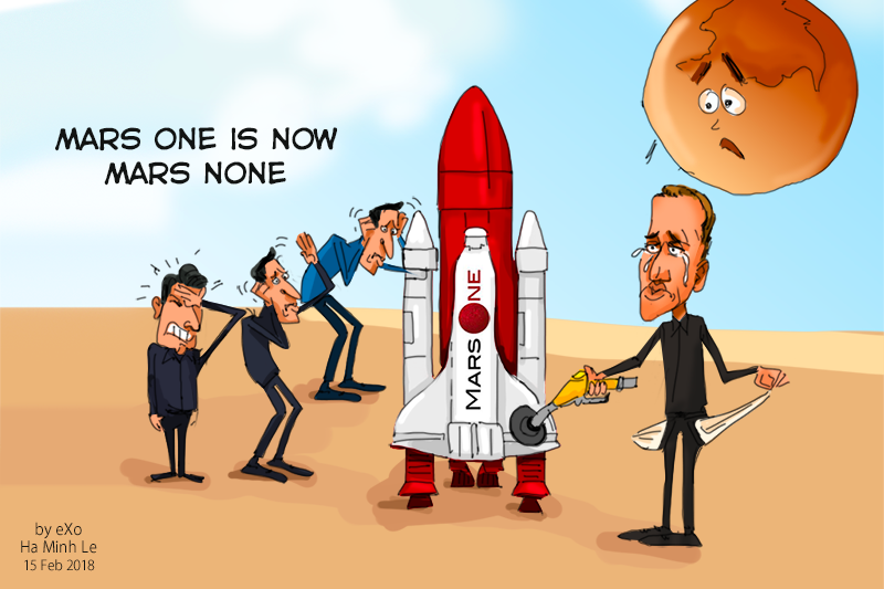 Mars One Company Goes Bankrupt Cartoon Of The Week