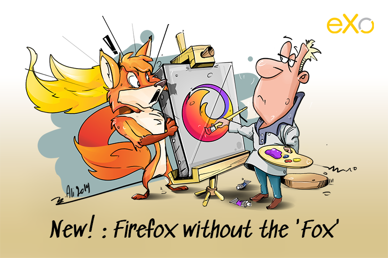 Firefox S New Logo Without The Fox Cartoon Of The Week Exo